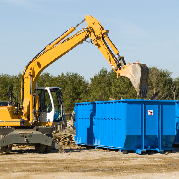 can i choose the location where the residential dumpster will be placed in Keensburg IL